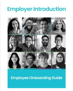 Cover for Employer Introduction Onboarding Guide