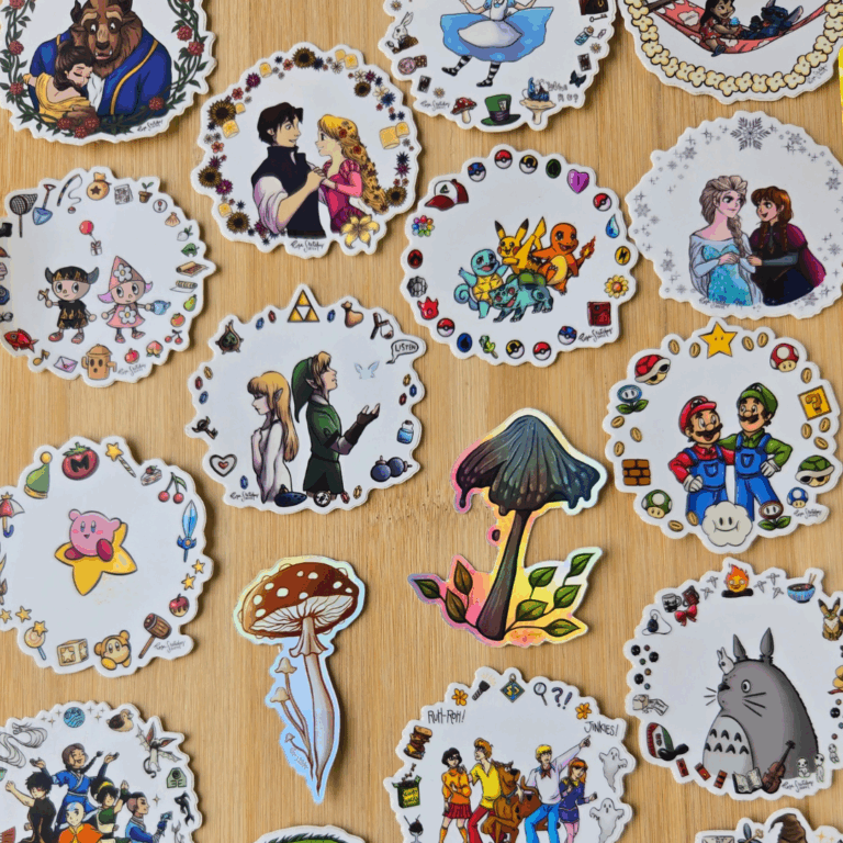 Rosa.Sketches Stickers