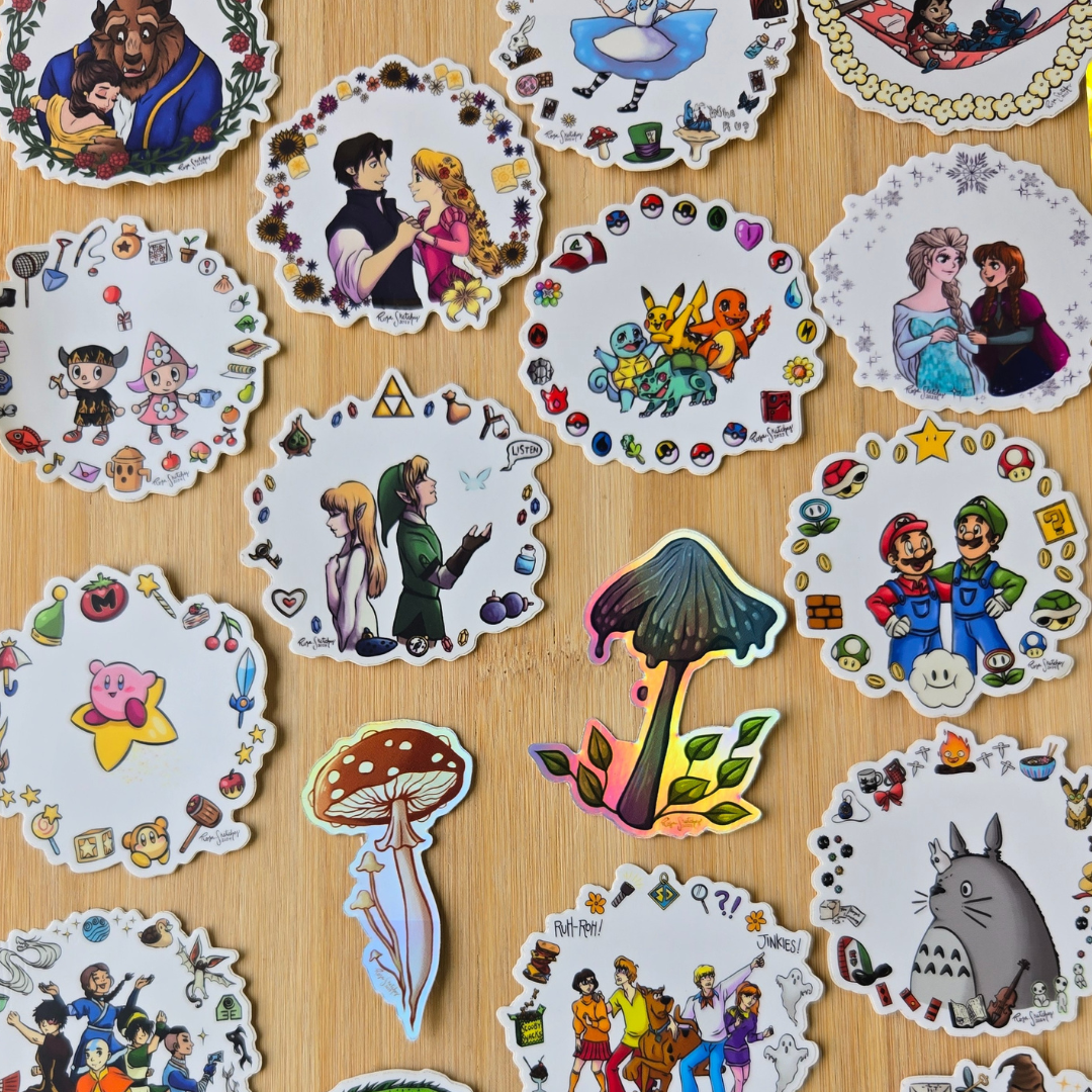 Rosa.Sketches Stickers