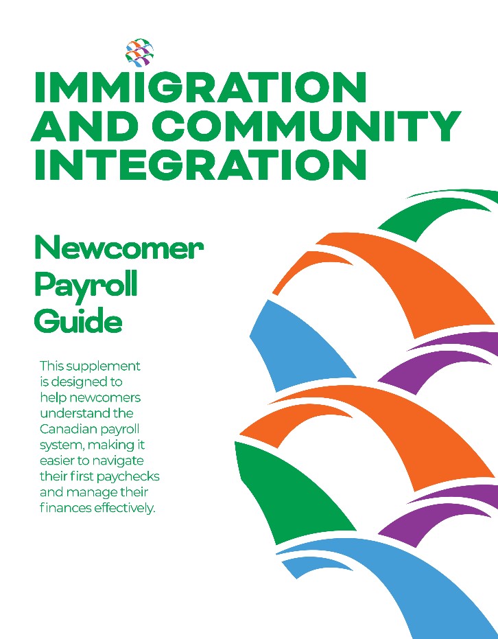 Cover page for newcomer payroll guide